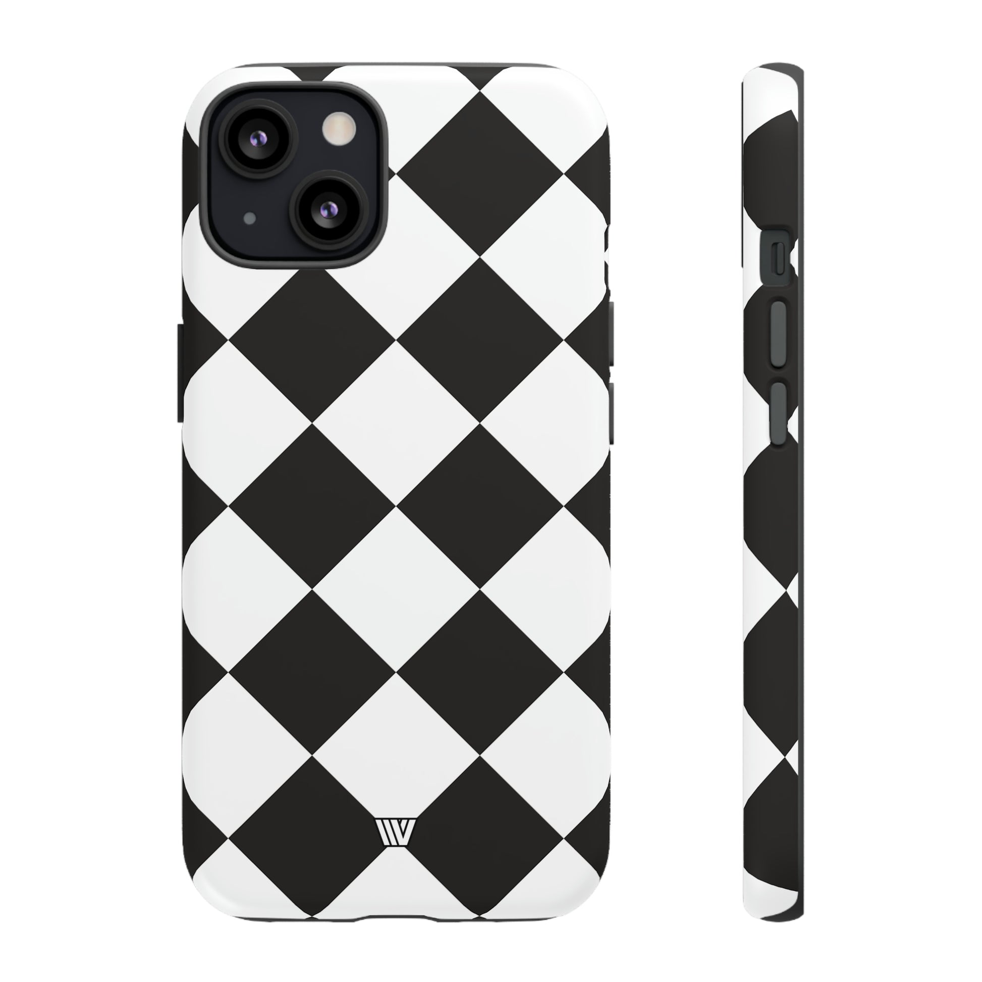 BLACK & WHITE DIAMOND | Tough Phone Case - Trovvve