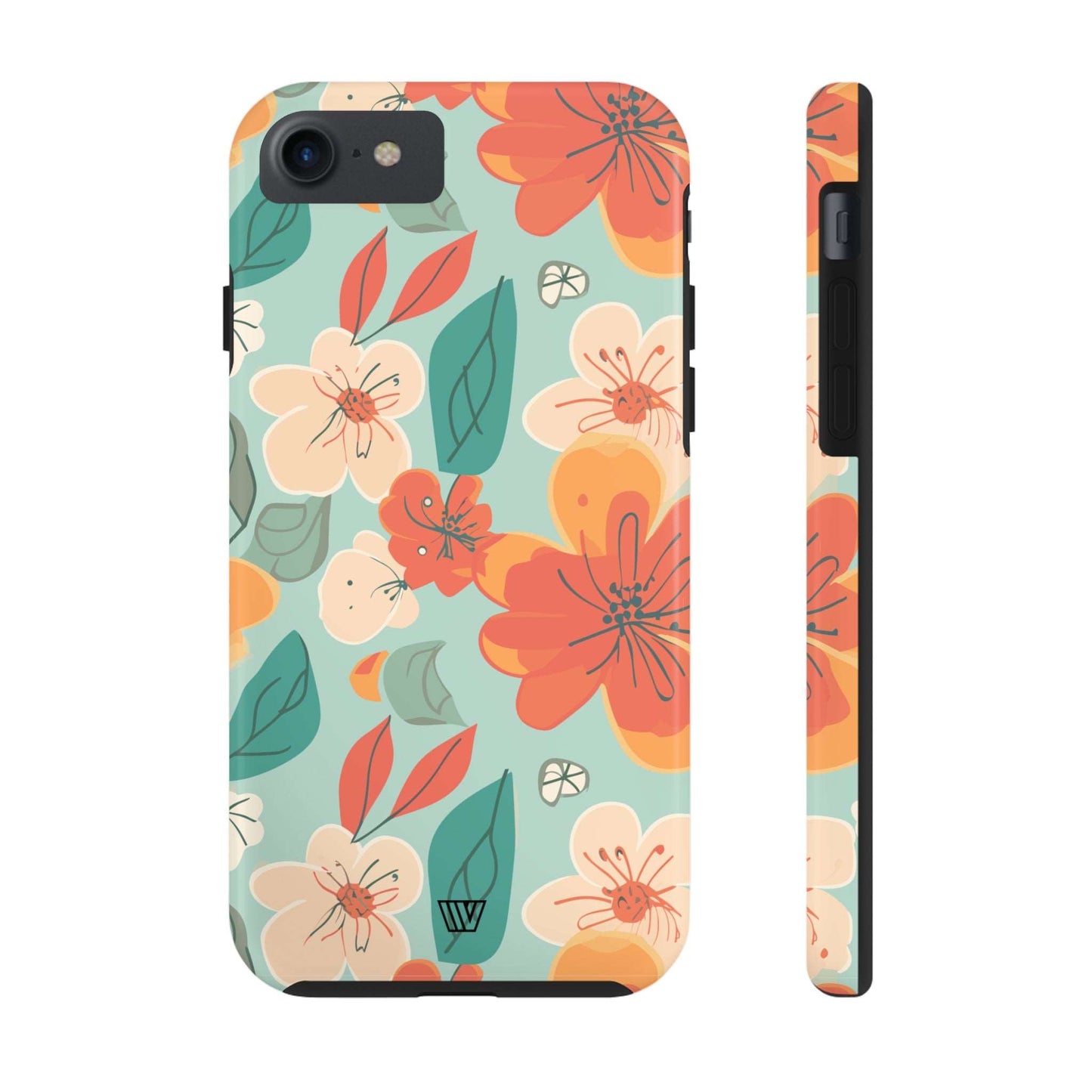 BLOOD ORANGE FLOWERS | Tough iPhone Case