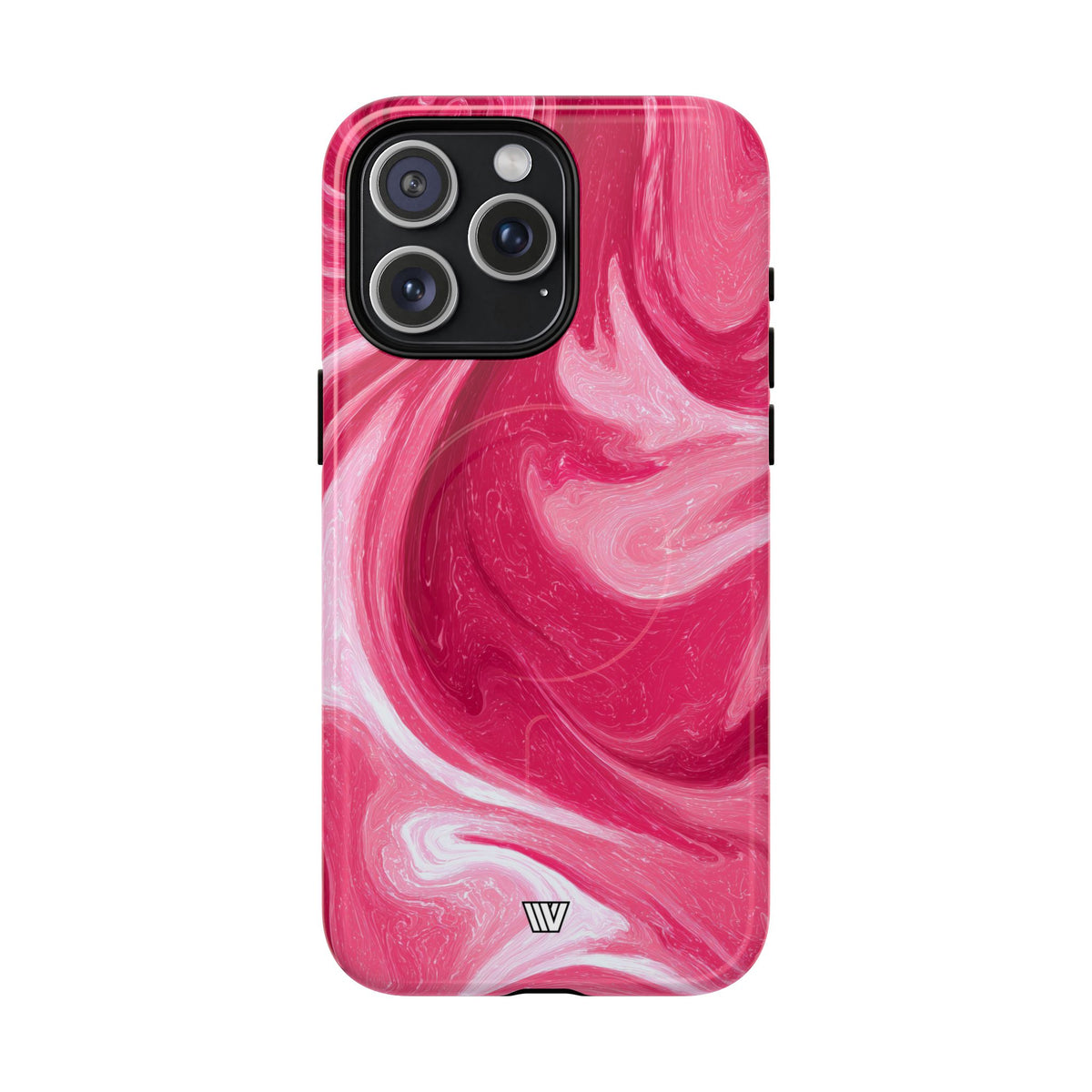 Strawberry Storm MagSafe Tough iPhone Case – iPhone 15 Pro Max, Glossy