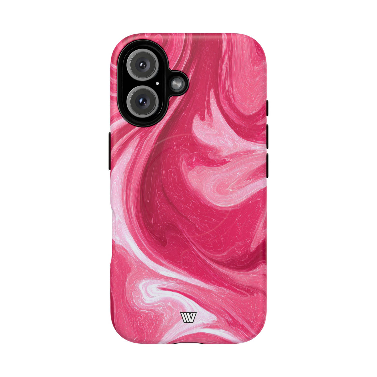 Strawberry Storm MagSafe Tough iPhone Case – iPhone 16, Matte