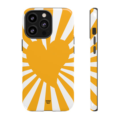 HEART SUN RAYS | Tough Phone Case - Trovvve