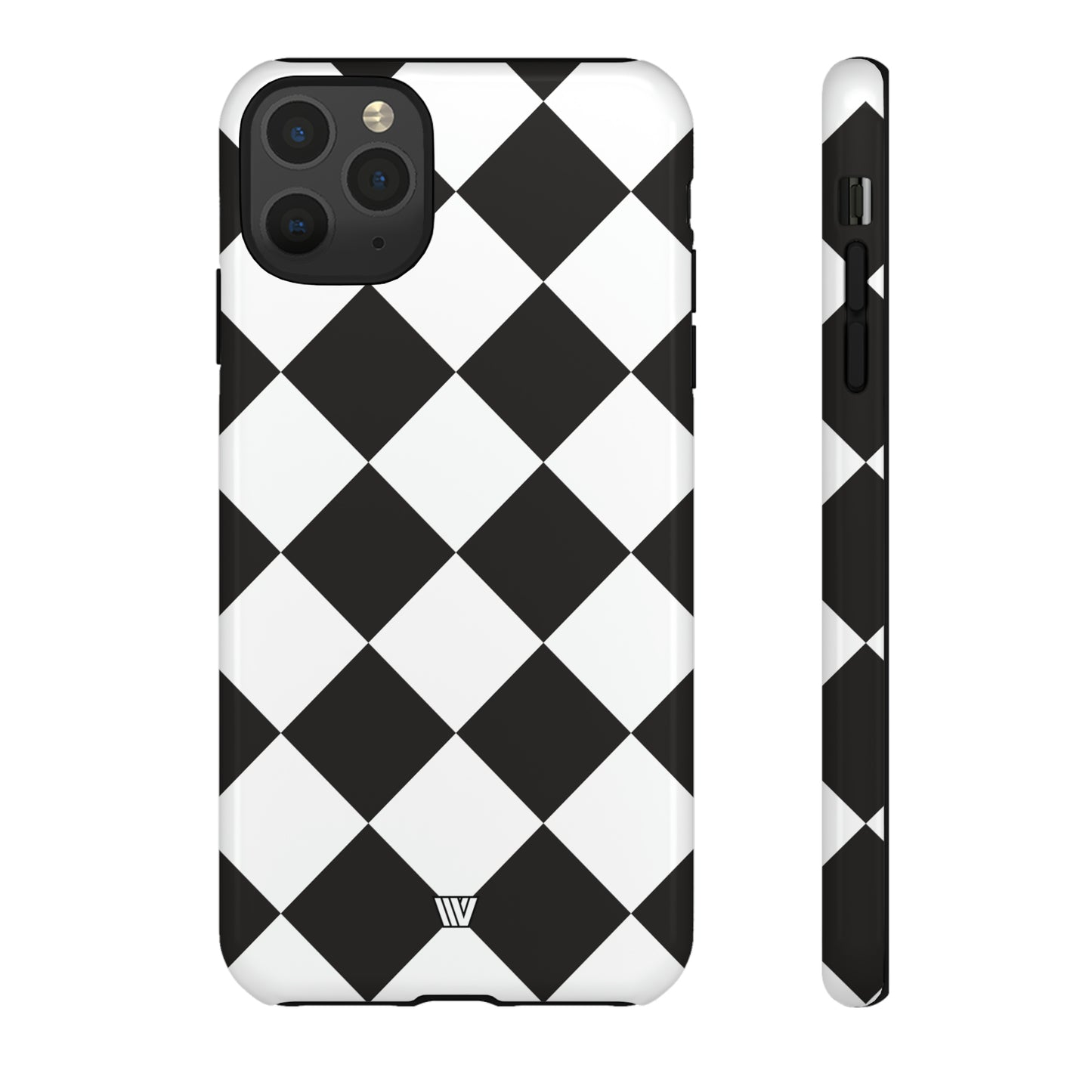 BLACK & WHITE DIAMOND | Tough Phone Case - Trovvve