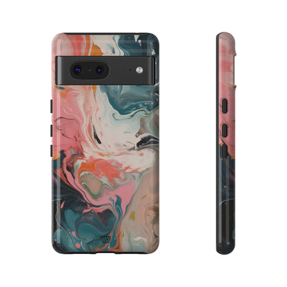 PASTEL PAINT SWIRL | Tough Android Case - Trovvve