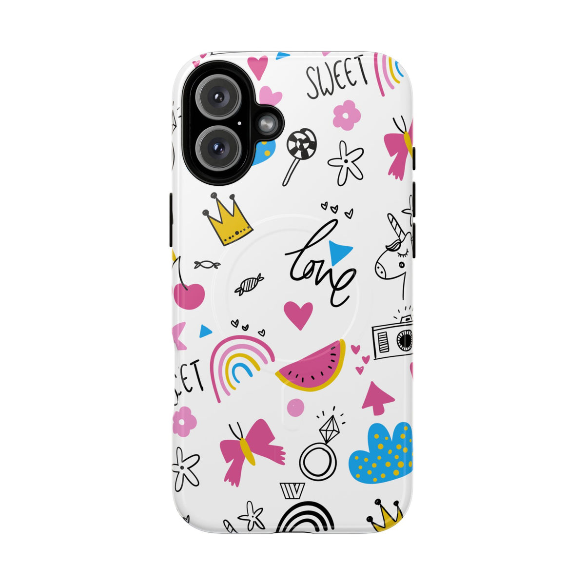 Sweet Love MagSafe Tough iPhone Case – iPhone 16 Plus, Glossy