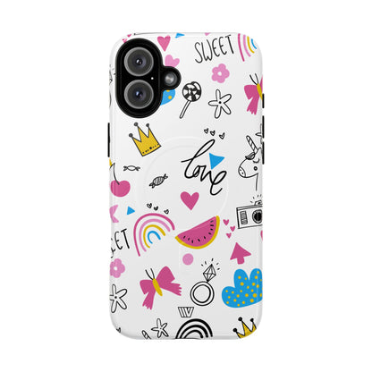 Sweet Love MagSafe Tough iPhone Case – iPhone 16 Plus, Glossy