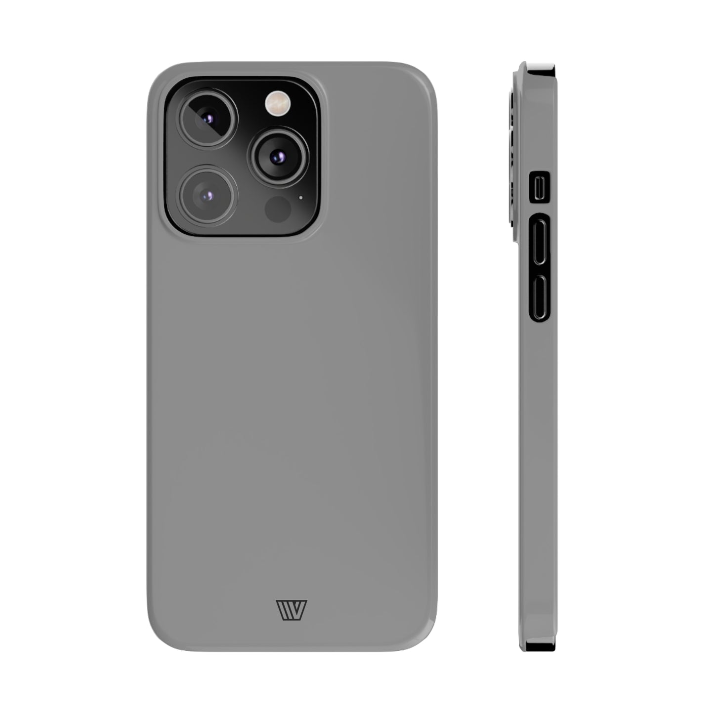 SOLID GRAY | Slim iPhone Case - Trovvve