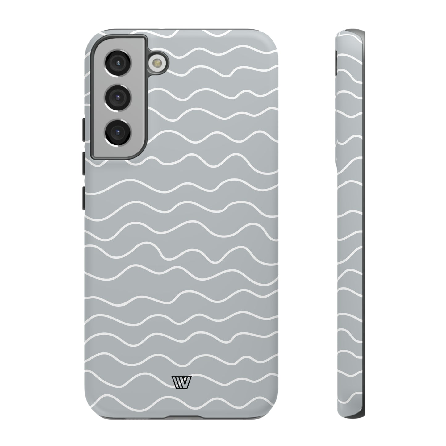 GRAY WAVES | Tough Phone Case