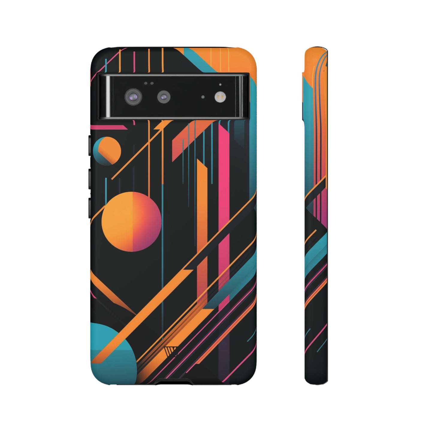 BOLD RETRO LINES | Tough Phone Case - Trovvve