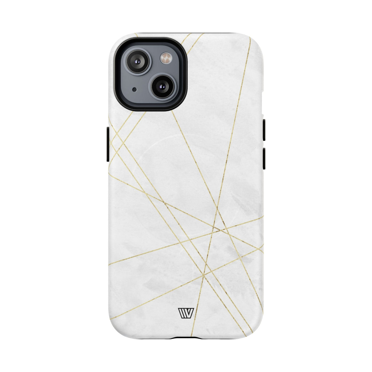 Gold Lines MagSafe Tough iPhone Case – iPhone 14, Matte