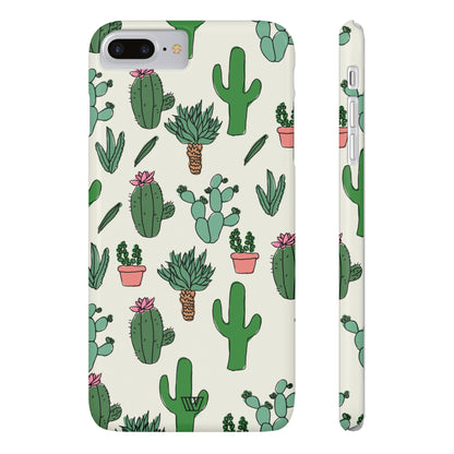 CACTUS DOODLES | Slim iPhone Case - Trovvve