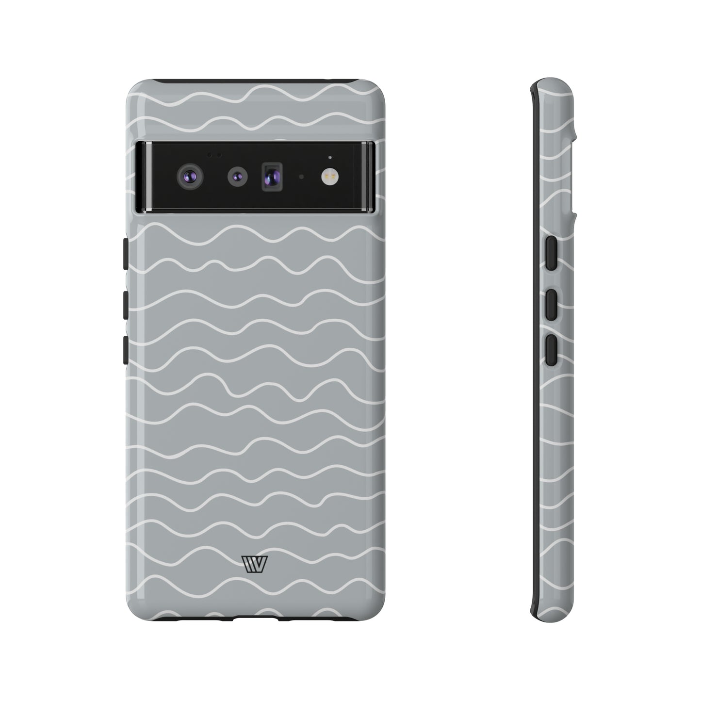 GRAY WAVES | Tough Phone Case