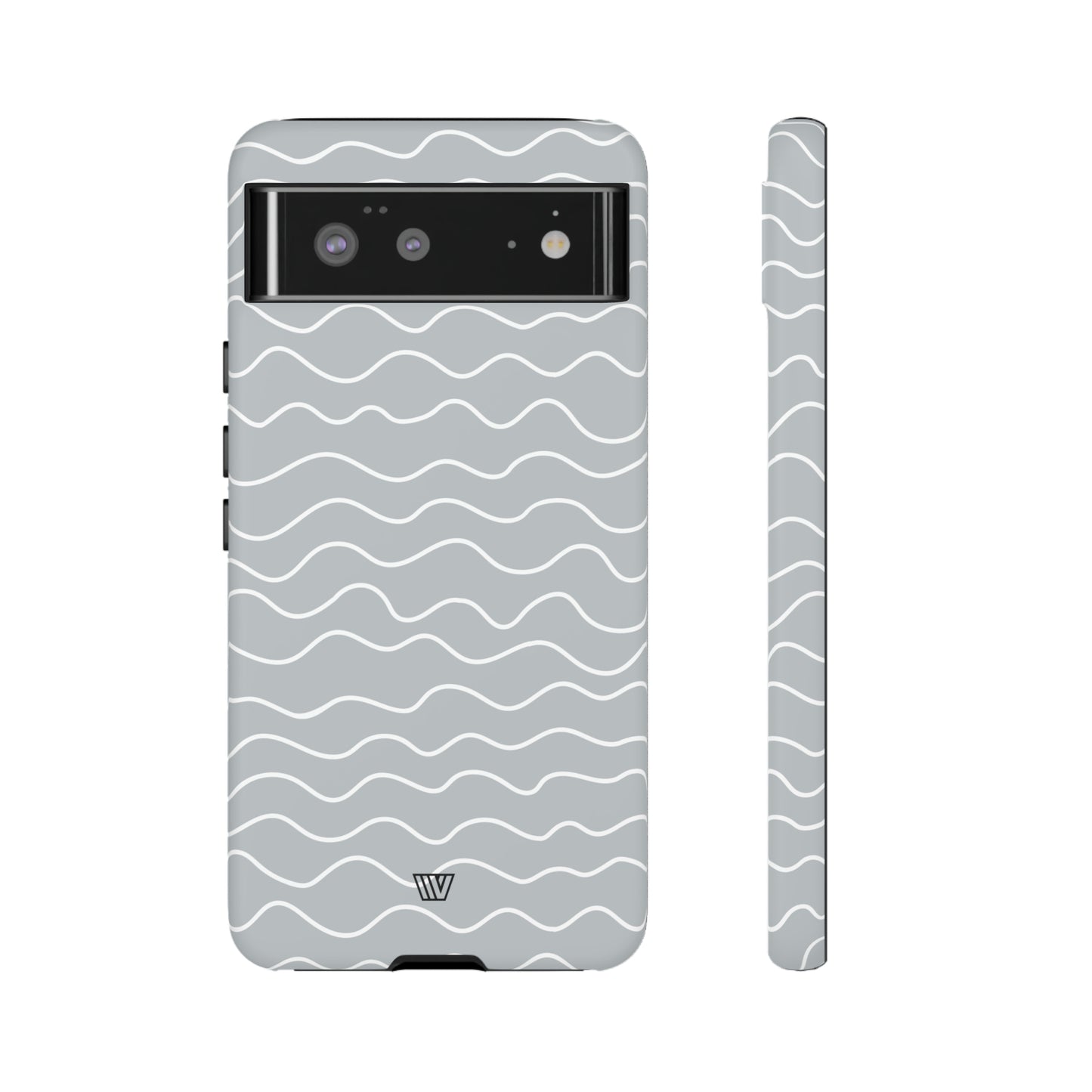 GRAY WAVES | Tough Phone Case