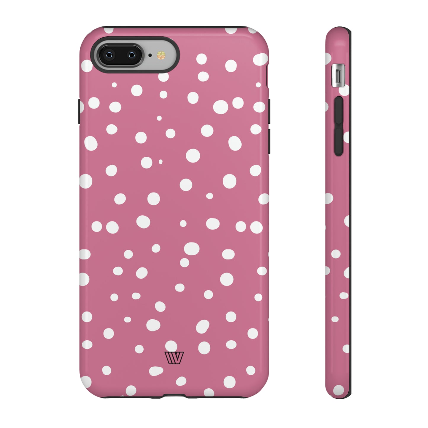 BLUSH RED DOTS | Tough Phone Case - Trovvve