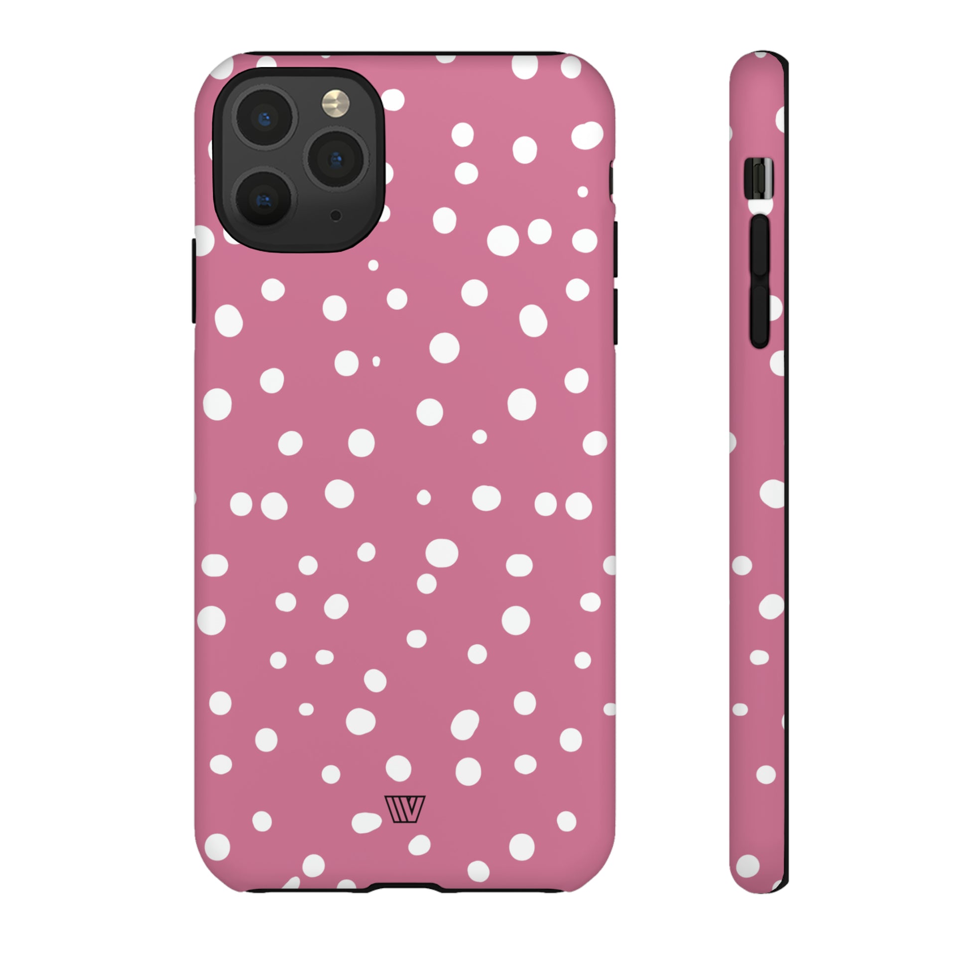 BLUSH RED DOTS | Tough Phone Case - Trovvve