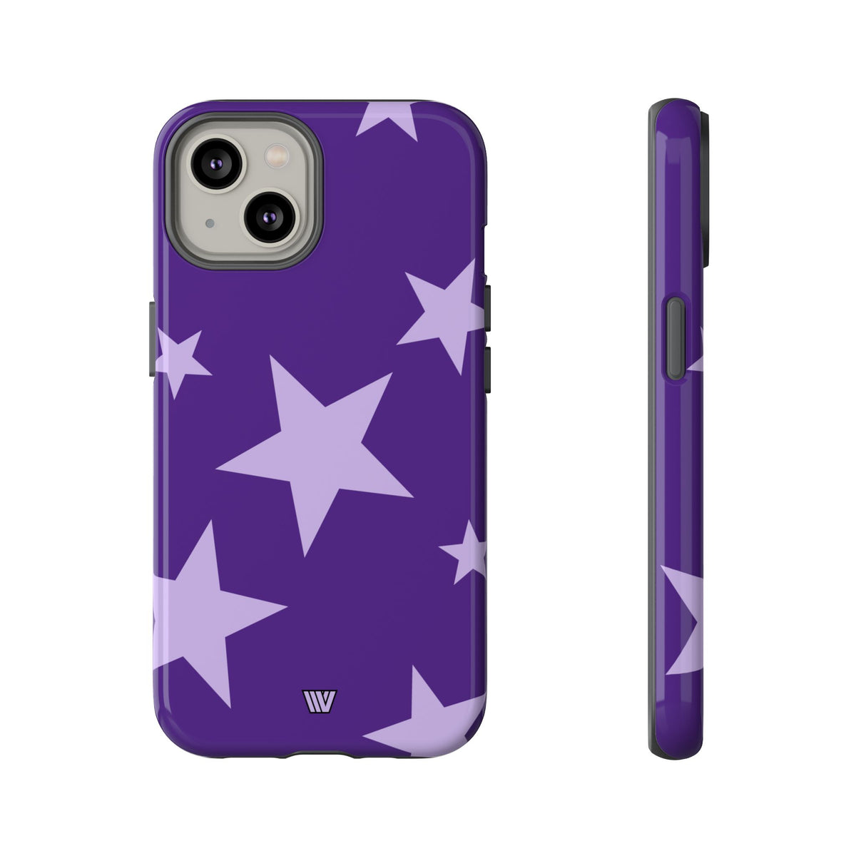 PURPLE BOLD STARS | Tough Phone Case