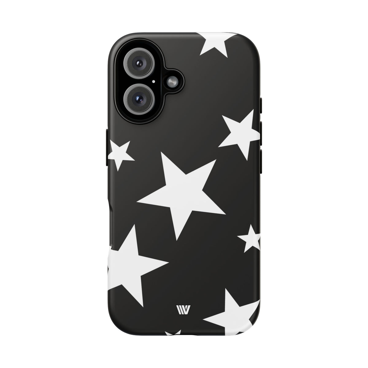 JET BLACK BOLD STARS | Tough Phone Case