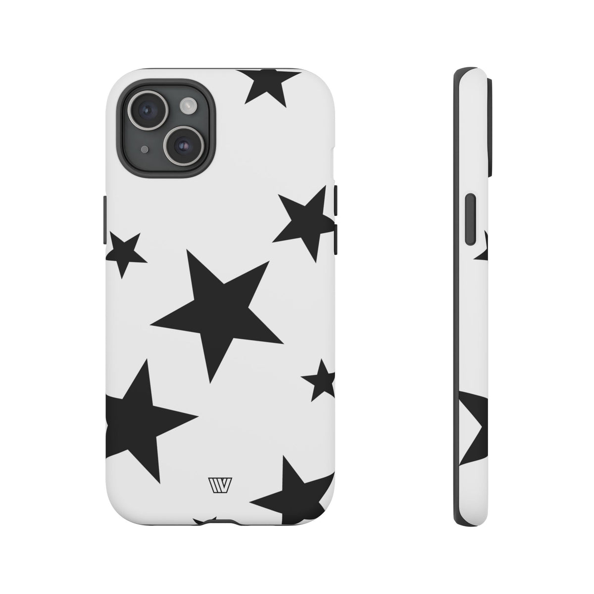 ALL WHITE BOLD STARS | Tough Phone Case
