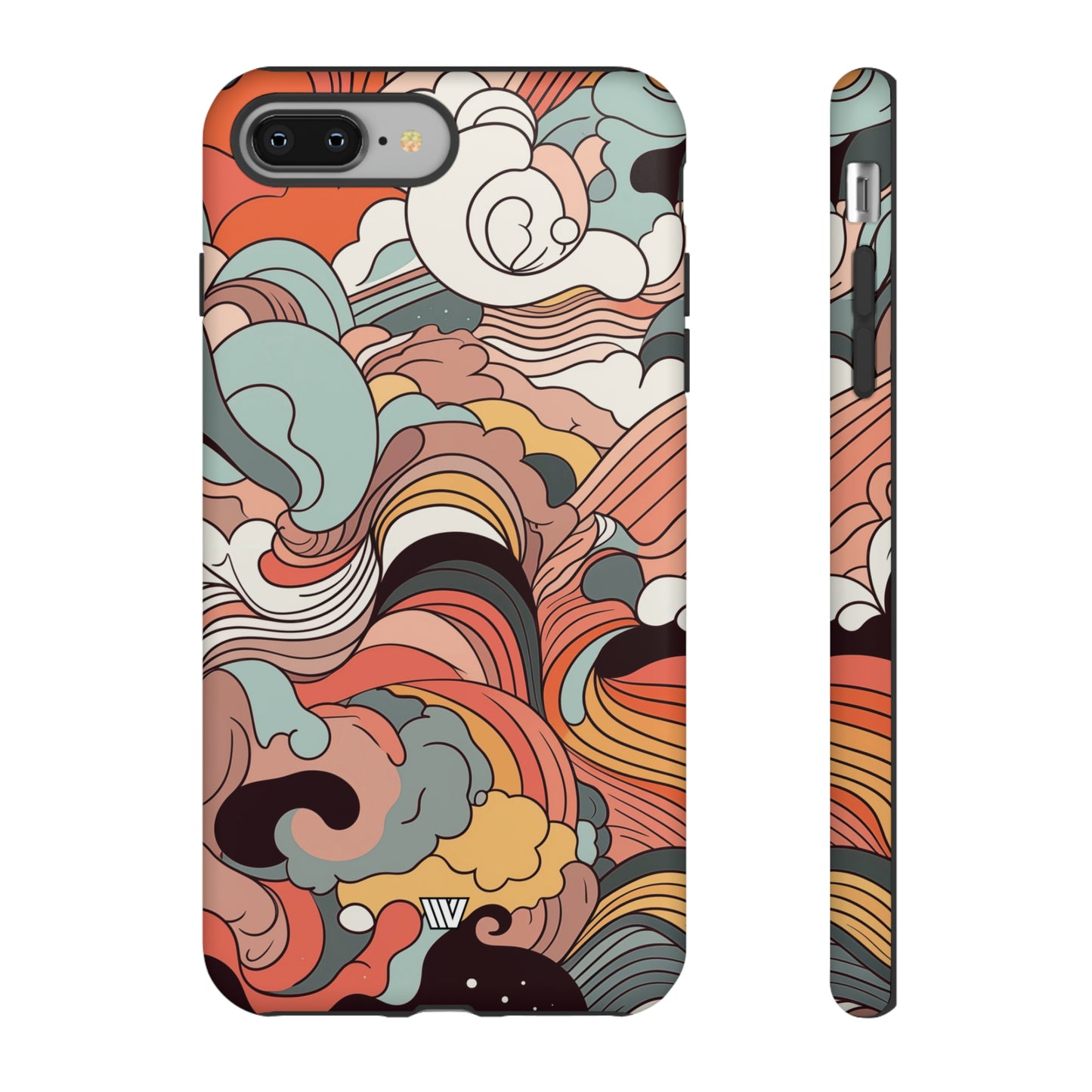 ABSTRACT DOODLE CLOUDS | Tough Phone Case - Trovvve