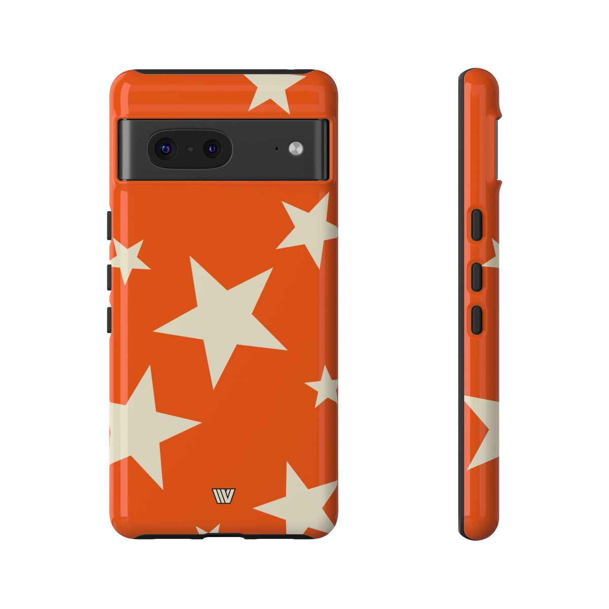 ORANGE BOLD STARS | Tough Phone Case