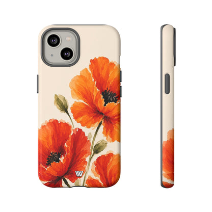 WILD POPPIES | Tough Phone Case