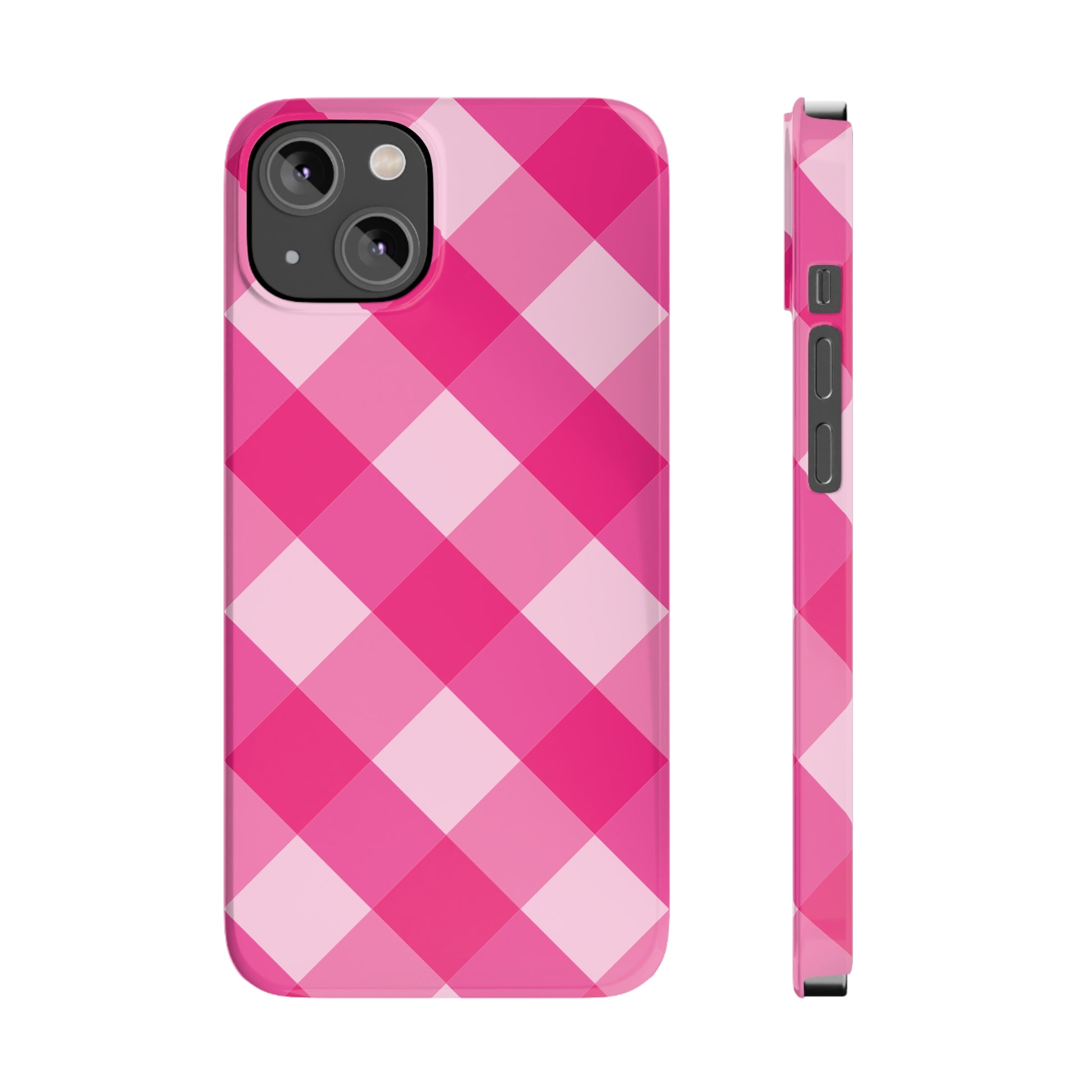 HOT PINK CLOTH Pattern  | Slim iPhone Case - Trovvve