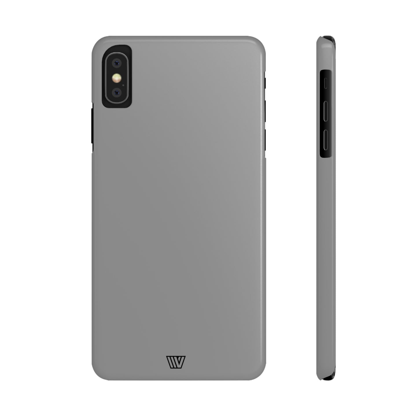 SOLID GRAY | Slim iPhone Case - Trovvve