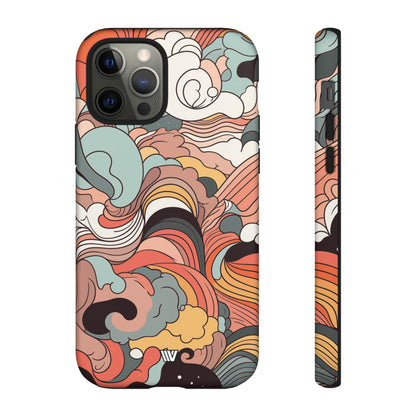 ABSTRACT DOODLE CLOUDS | Tough Phone Case - Trovvve