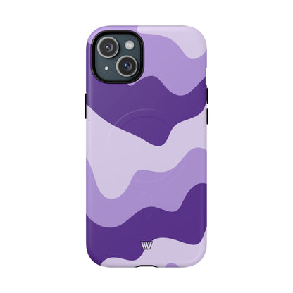PURPLE WAVES | MagSafe Tough iPhone Case