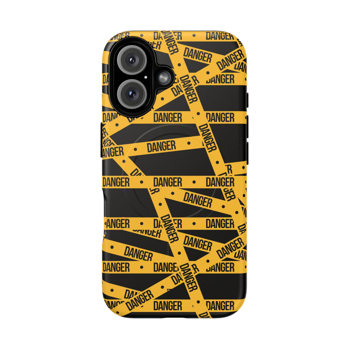 Danger Tape MagSafe Tough iPhone Case – iPhone 16, Matte