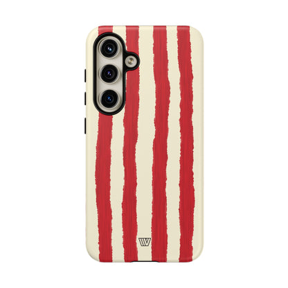 CANDY CANE STRIPE | Tough Phone Case