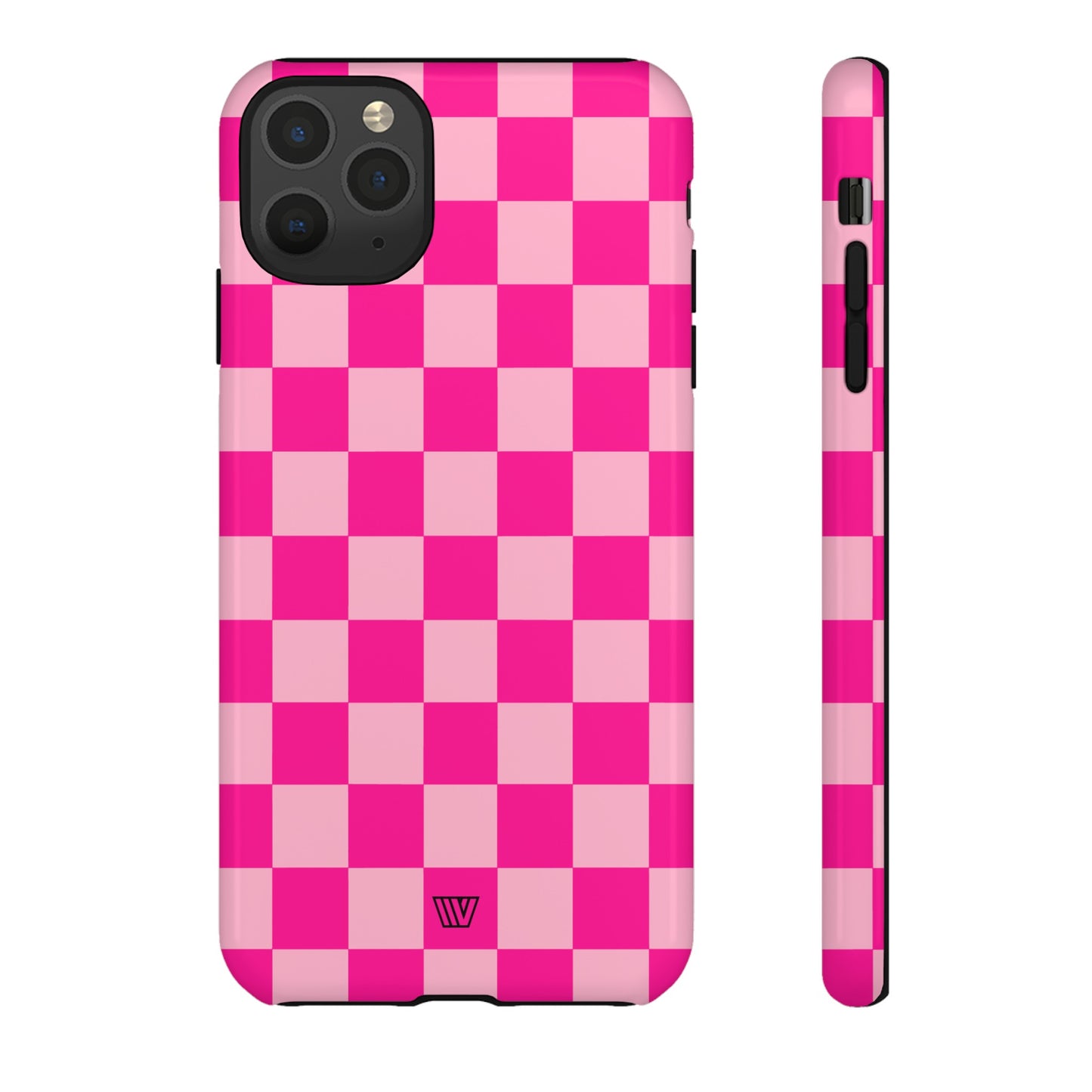 HOT PINK CHECKERBOARD | Tough Phone Case