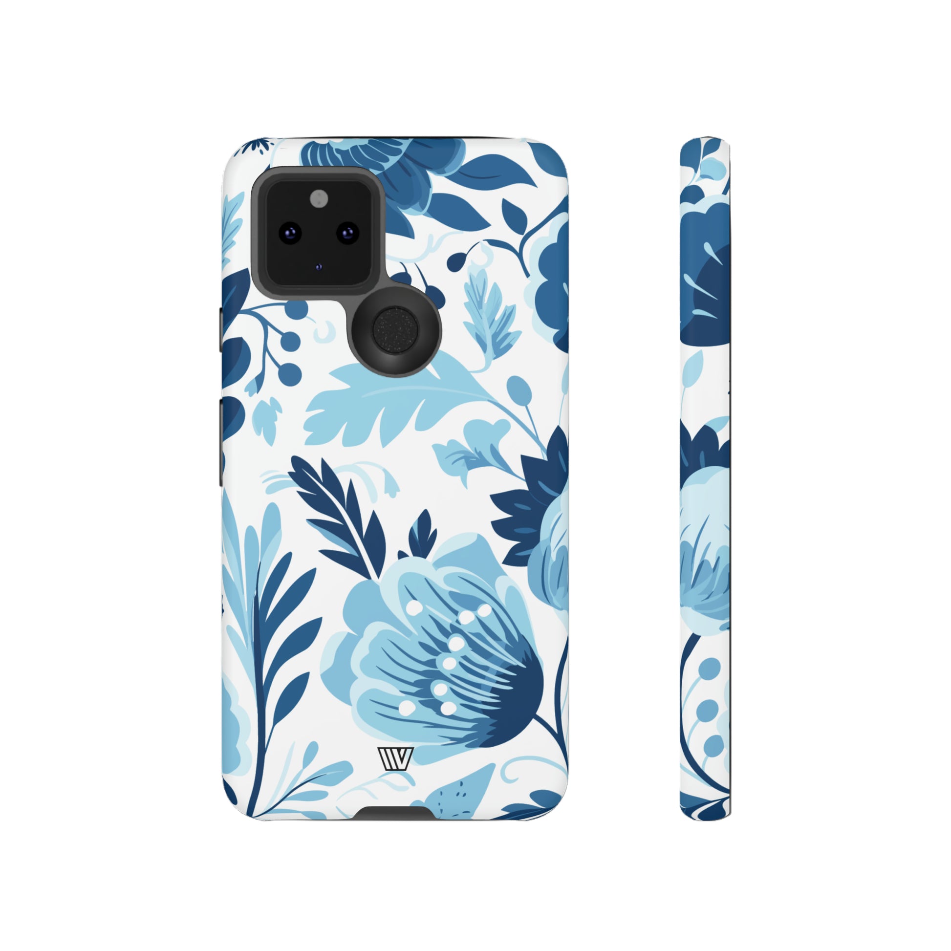 BLUE WHITE FLOWERS | Tough Phone Case - Trovvve