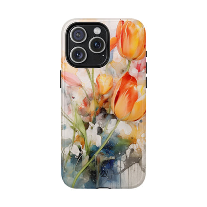 WATERCOLOR TULIPS | MagSafe Tough iPhone Case