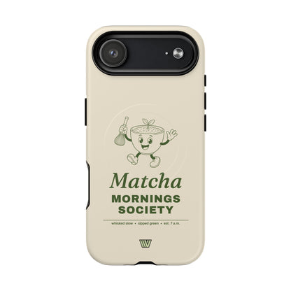 MATCHA MORNINGS | MagSafe Tough iPhone Case