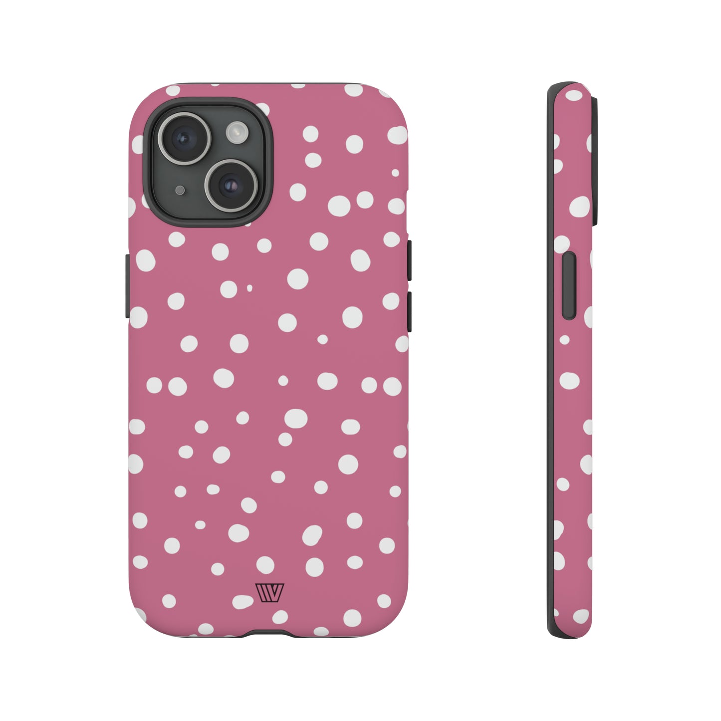 BLUSH RED DOTS | Tough Phone Case - Trovvve