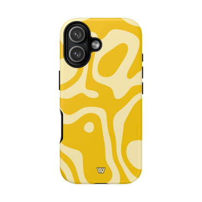 YELLOW SWIRL | Tough Phone Case