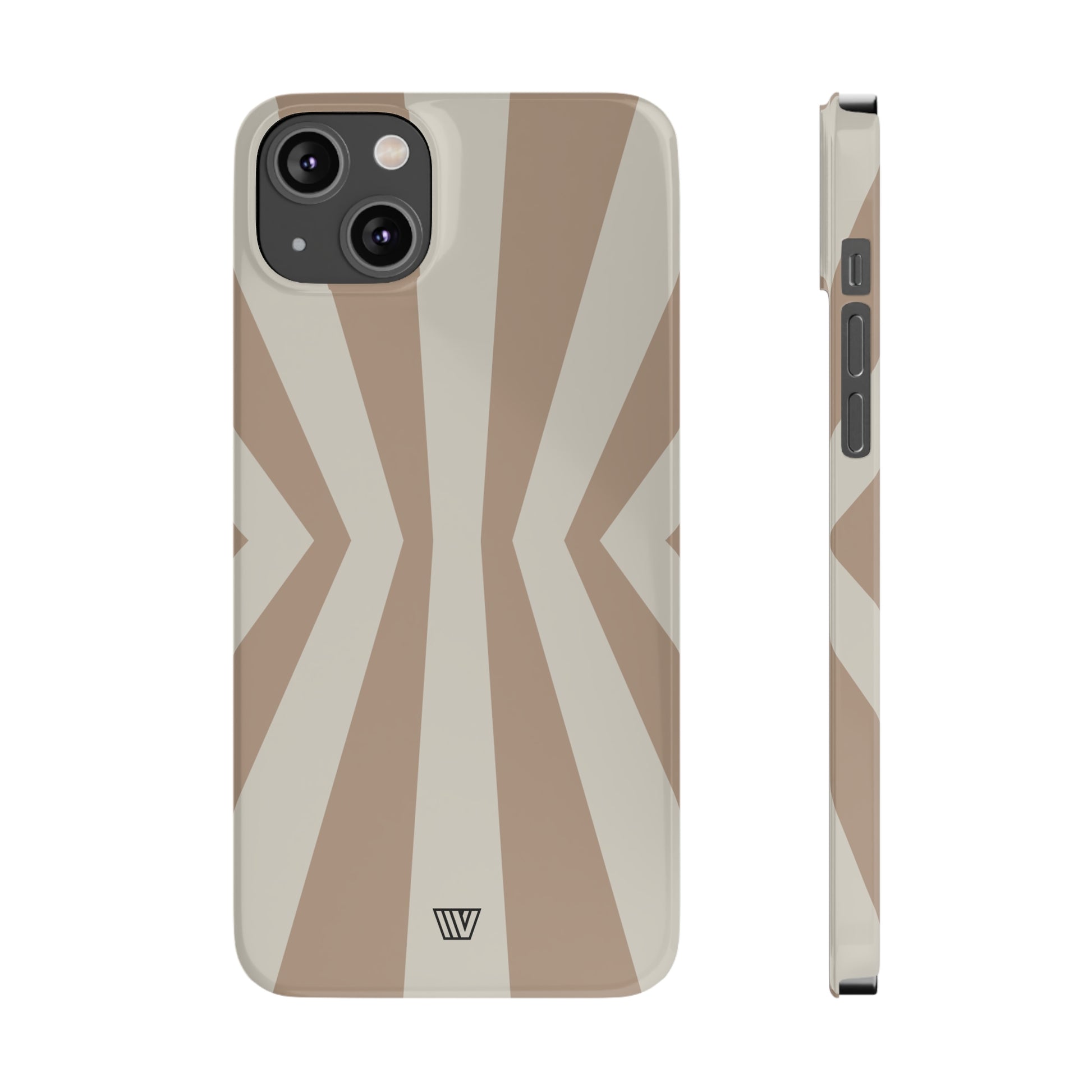 NEUTRAL INWARD LINES | Slim iPhone Case - Trovvve