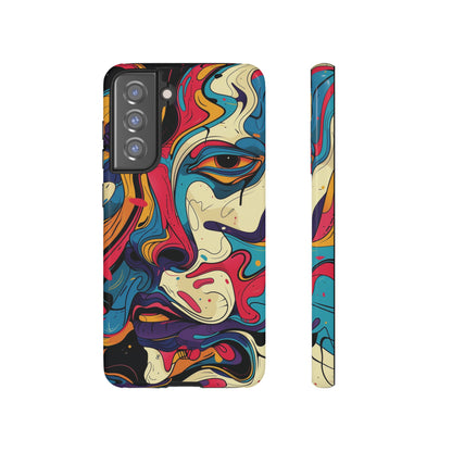 PAINT SWIRL FACE | Tough Phone Case