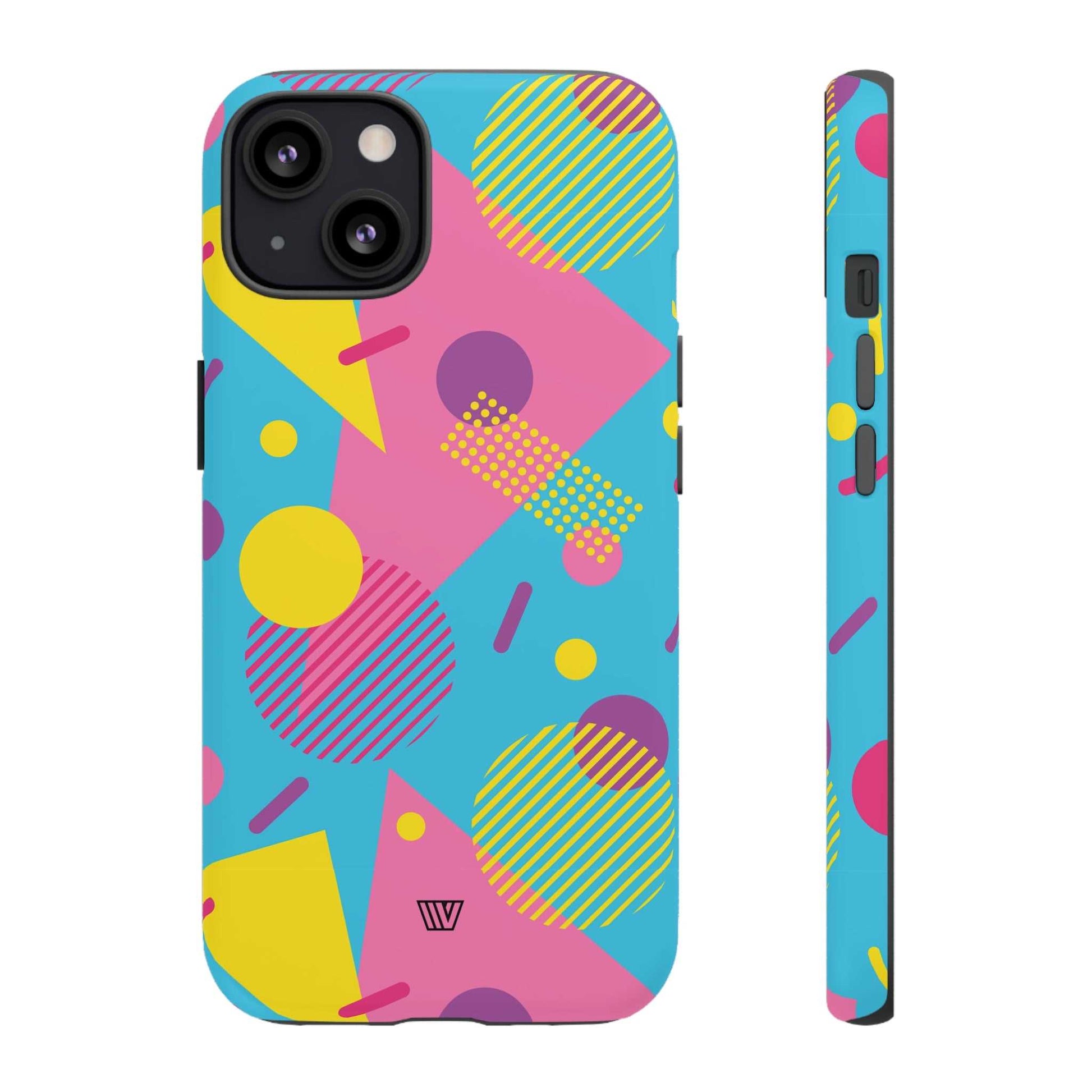 80s / 90s RETO PATTERN LIGHT BLUE | Tough Phone Case