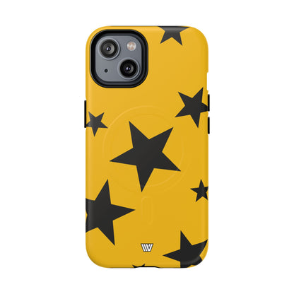 YELLOW BOLD STARS | MagSafe Tough iPhone Case