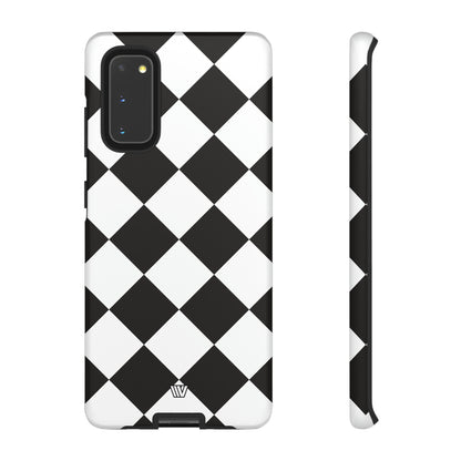 BLACK & WHITE DIAMOND | Tough Phone Case - Trovvve