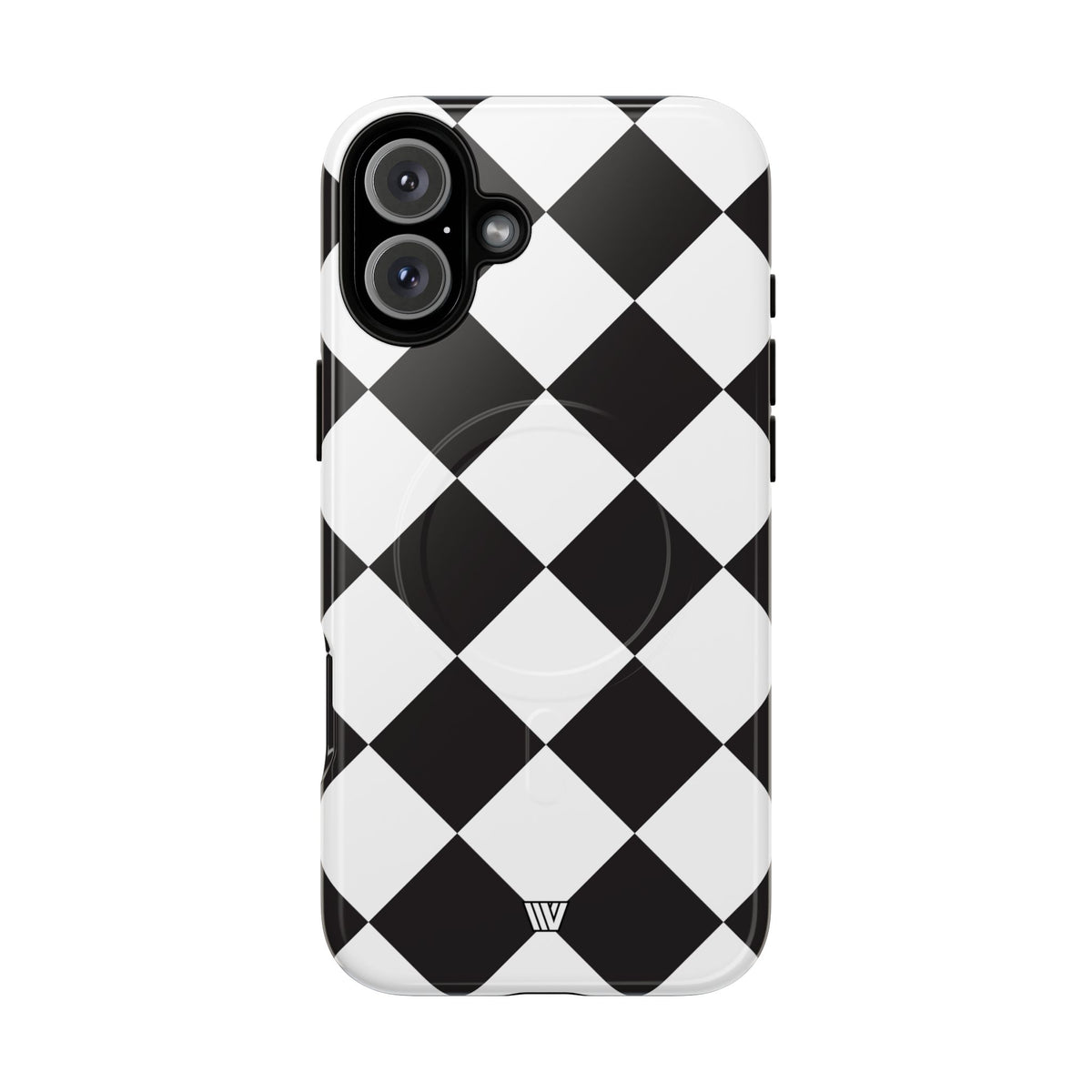 BLACK & WHITE DIAMOND | MagSafe Tough iPhone Case