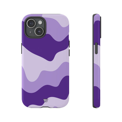 PURPLE WAVES | Tough Phone Case