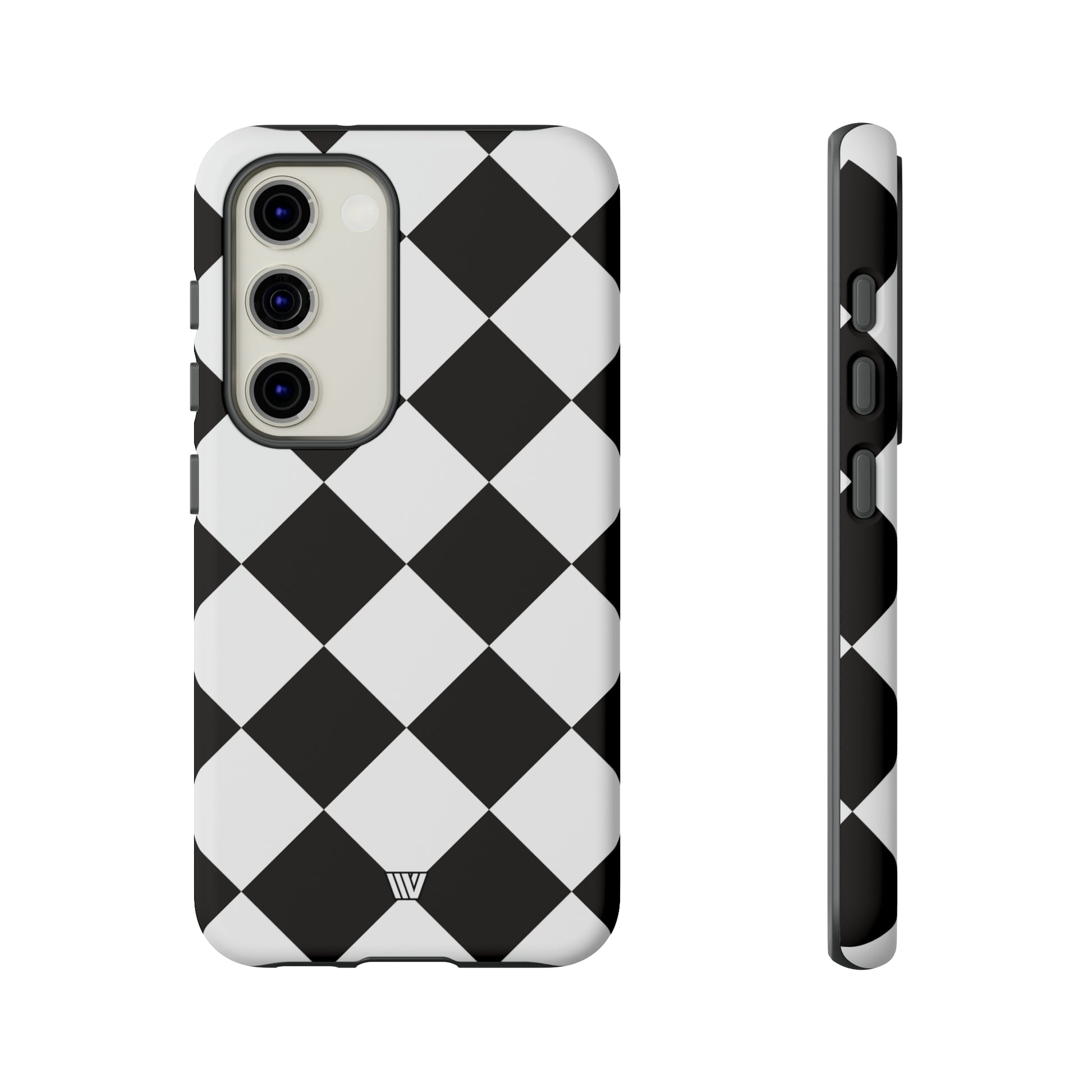 BLACK & WHITE DIAMOND | Tough Phone Case - Trovvve