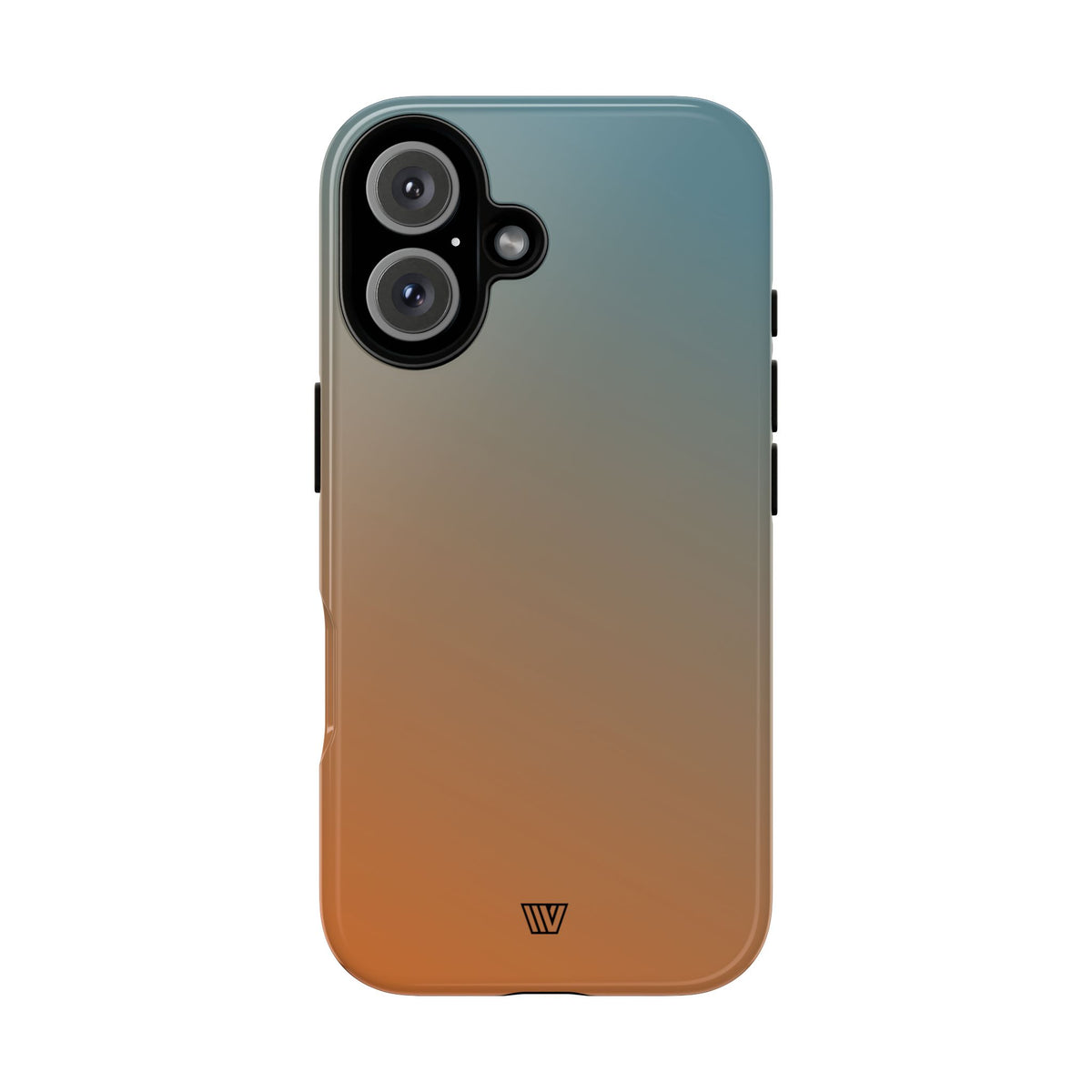 Steel Ember Tough Phone Case – iPhone 16, Glossy