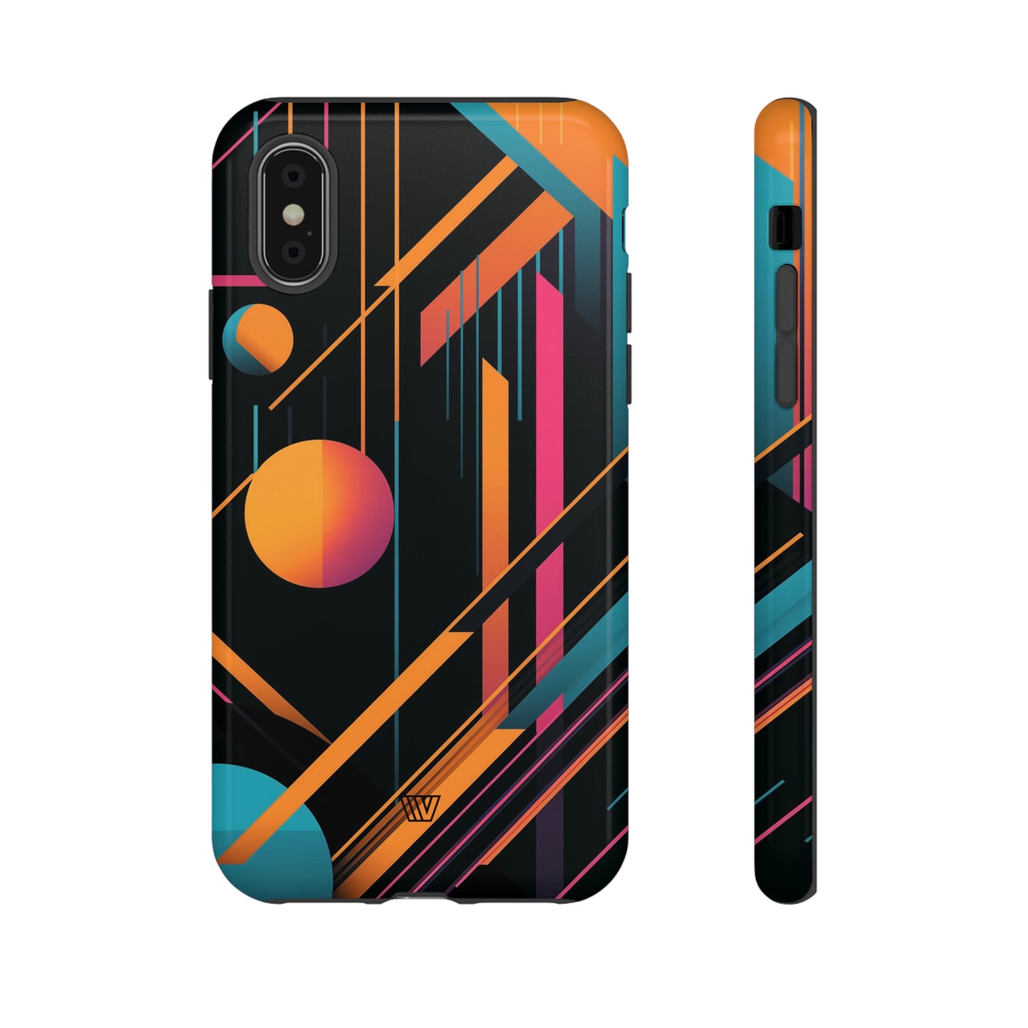 BOLD RETRO LINES | Tough Phone Case - Trovvve