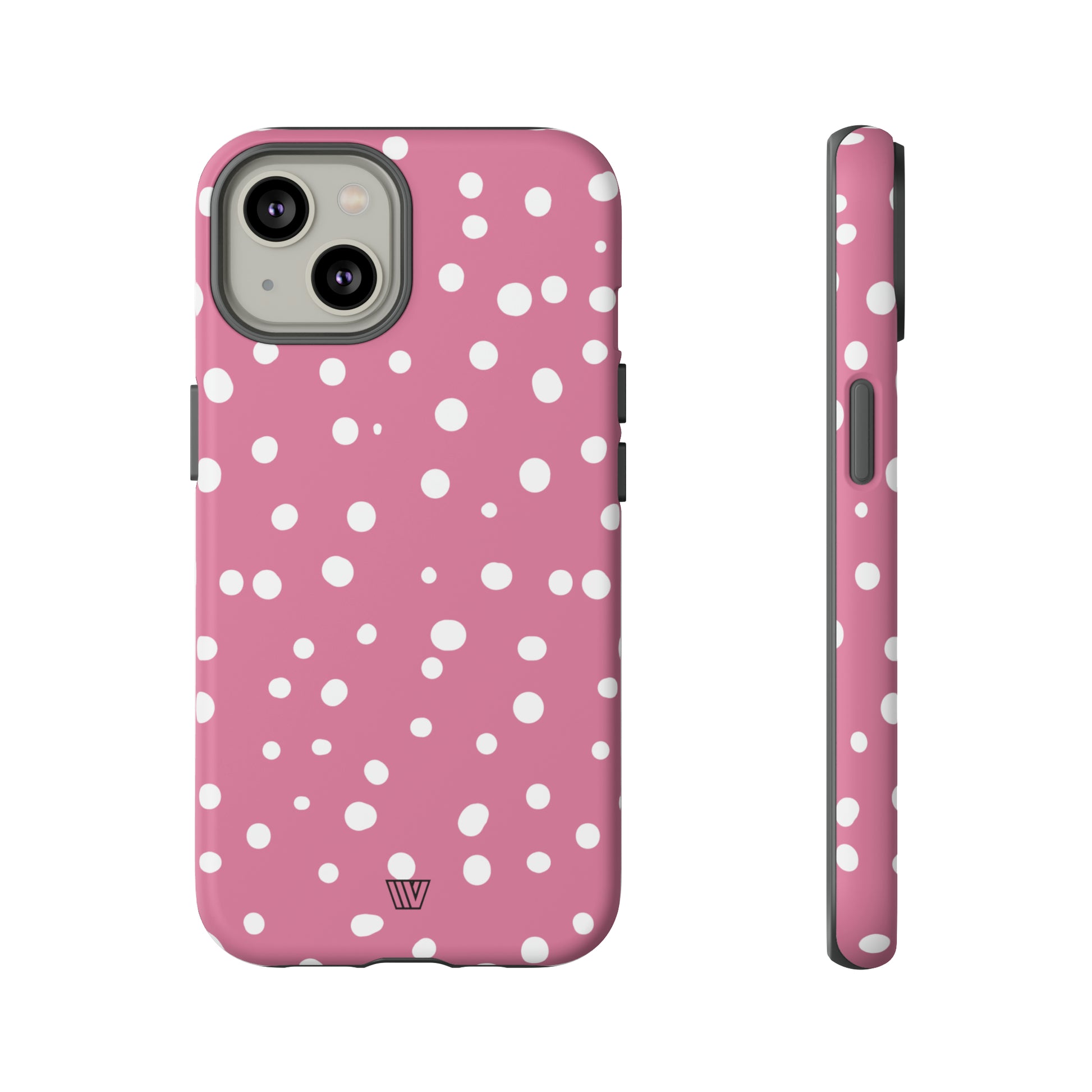 BLUSH RED DOTS | Tough Phone Case - Trovvve