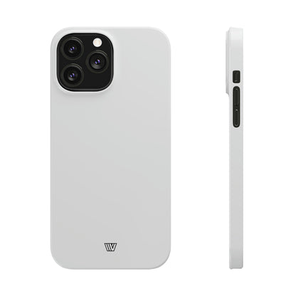 ALL WHITE | Slim iPhone Case