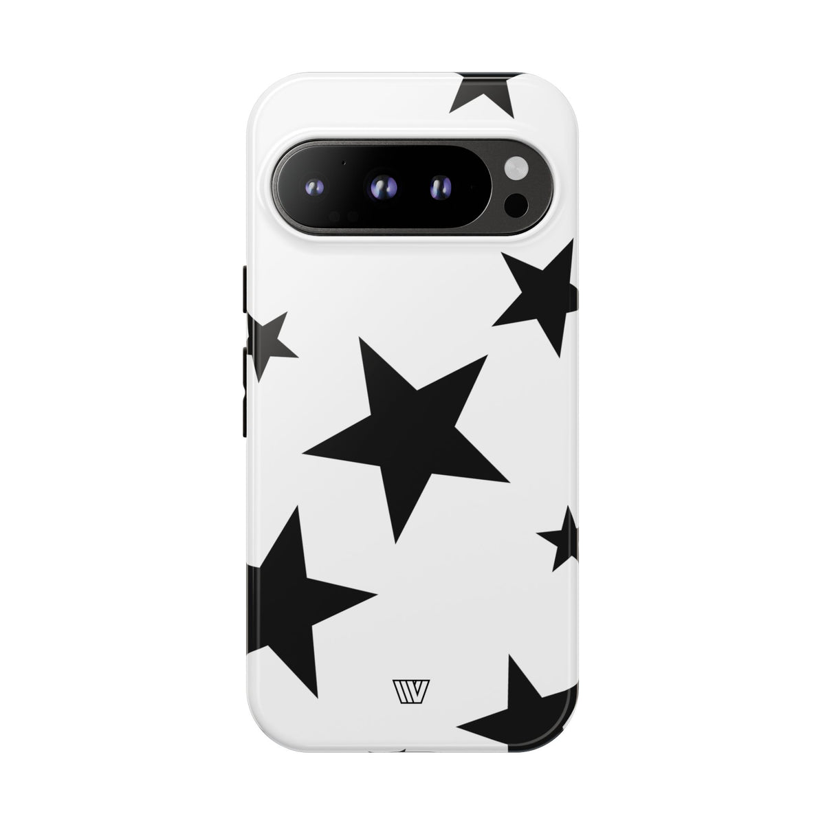 ALL WHITE BOLD STARS | Tough Phone Case