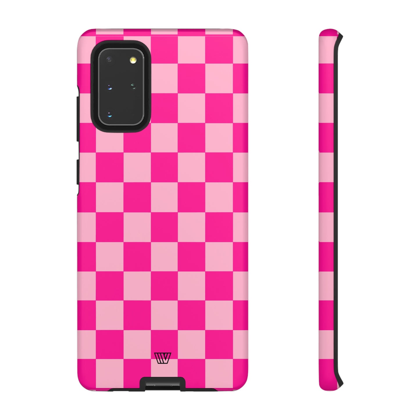 HOT PINK CHECKERBOARD | Tough Phone Case